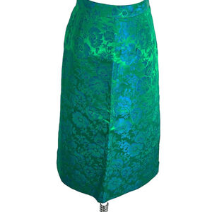 Womens Vintage Union Made 60s Pencil Skirt 10 12 Large (Vtg Size 18.5) Floral